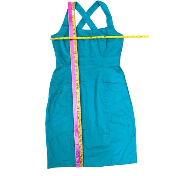 Calvin Klein Bright green Sheath Dress Size 8 - Picture 3 of 4